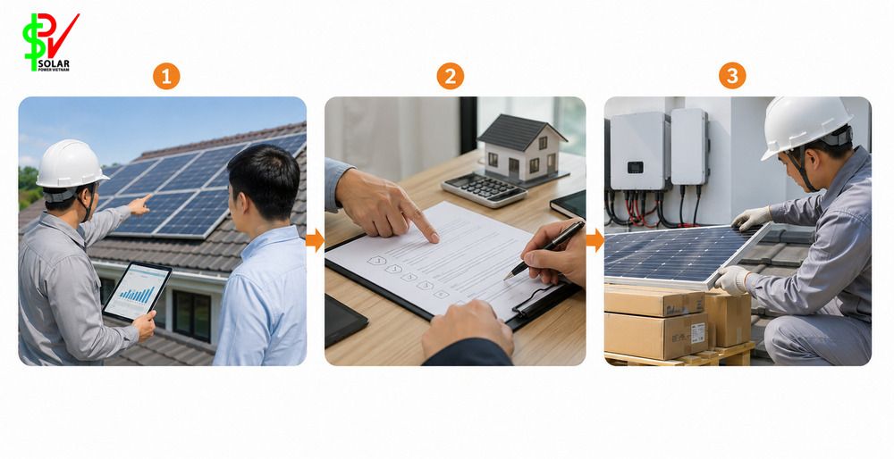 Solar Panel Installation: The Correct Solar Installation Process 6 Important notes to ensure reliable installation