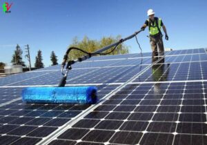 Solar panel maintenance